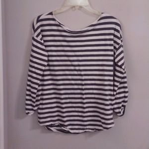 Loft striped tee top